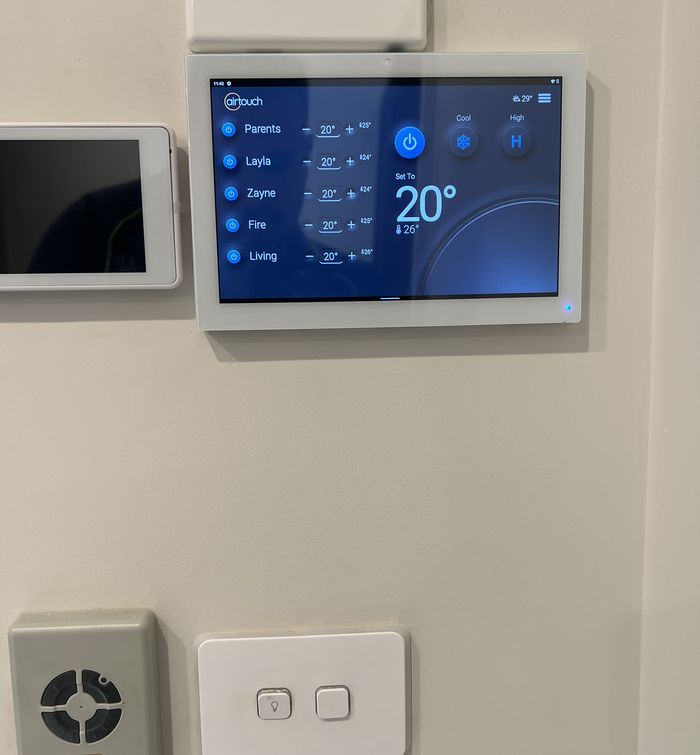 Smart controller installed