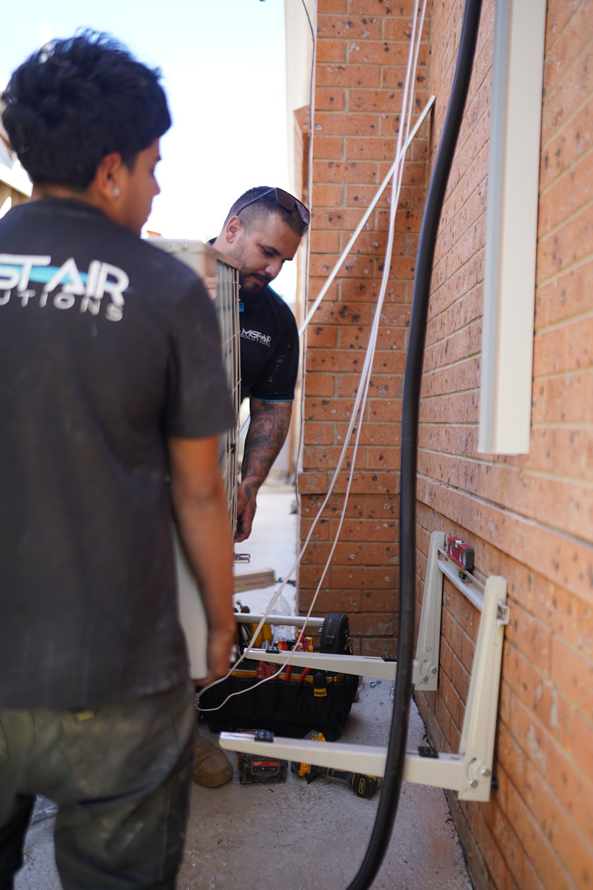 Ducted system installation